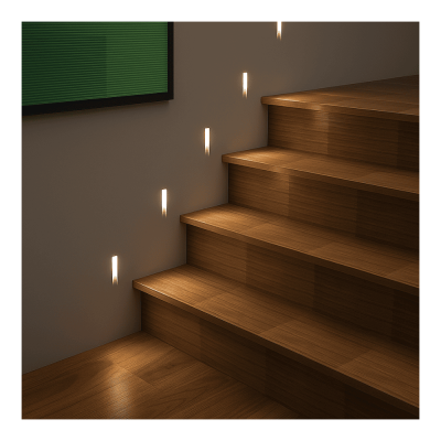 vanilla-gypsum trimless steplight- long2