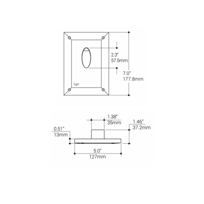 vanilla-gypsum trimless steplight- round5